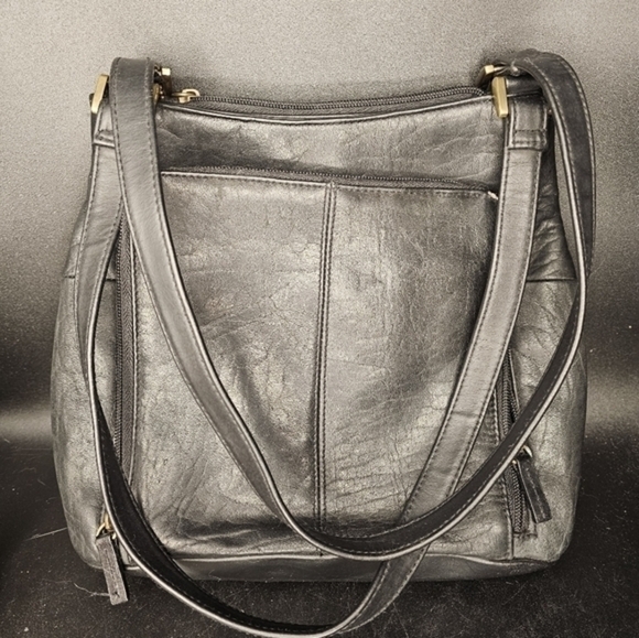 Gianni Bernini over the shoulder‎ hand bag. Genuine leather. - Picture 2 of 12